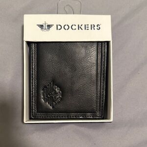 Dockers Black Leather Card Holder